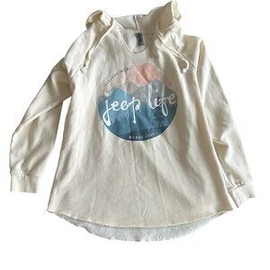 Jeep Life Cream Women's Hoodie